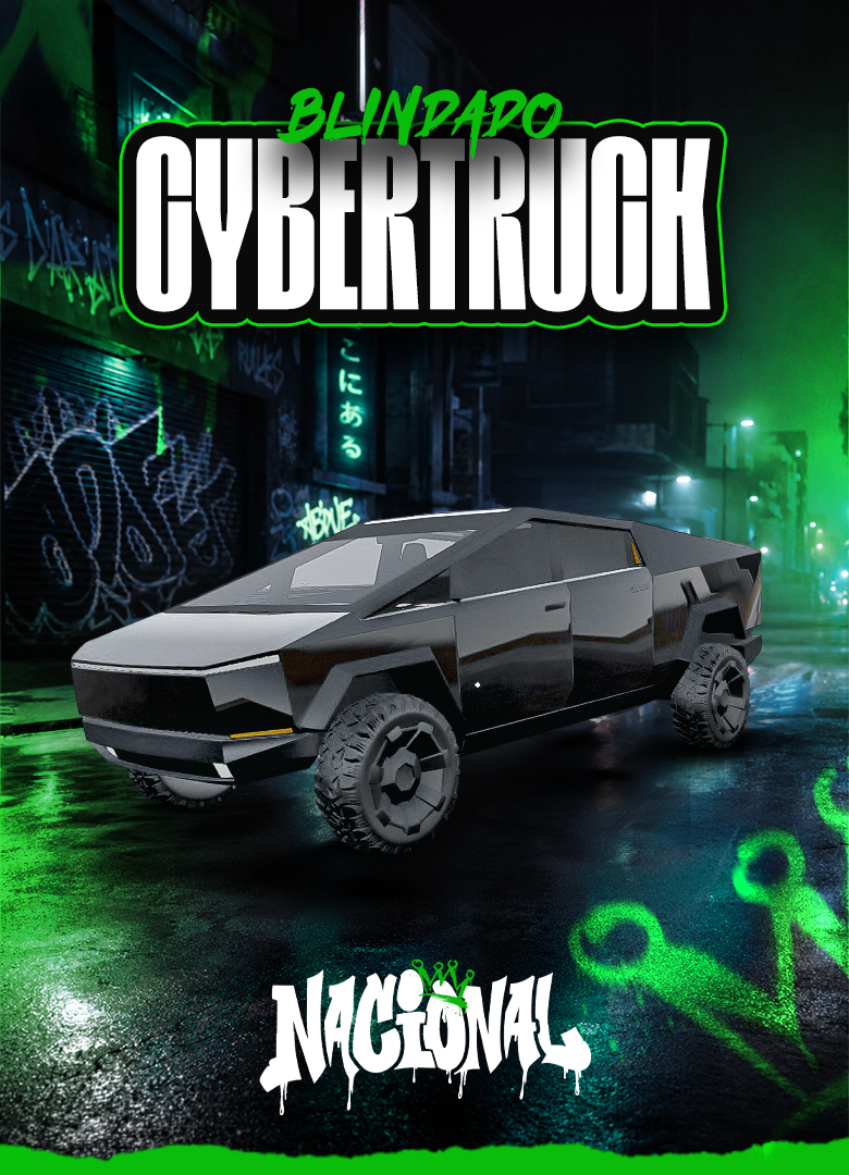 CYBERTRUCK BLINDADO 16 TIROS