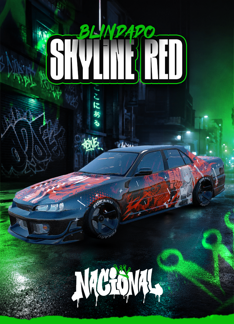 SKYLINE RED BLINDADO 16 TIROS