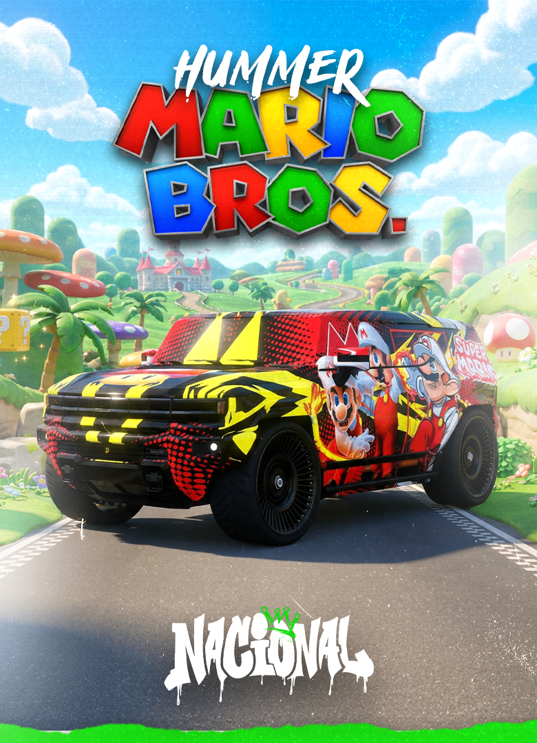 BLINDADO TEMÁTICO MARIO RED