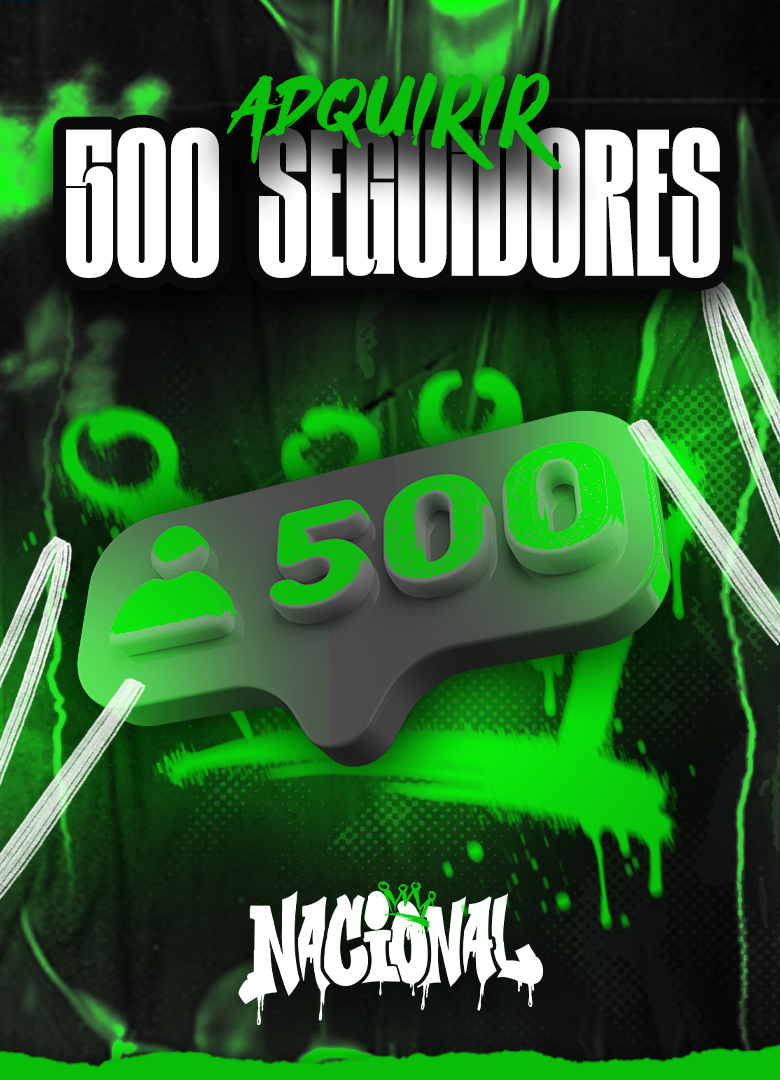 500 SEGUIDORES NO INSTAGRAM