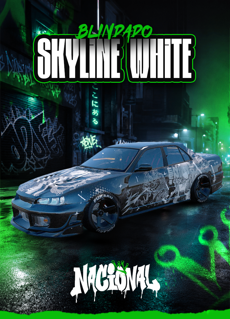 SKYLINE WHITE BLINDADO 16 TIROS