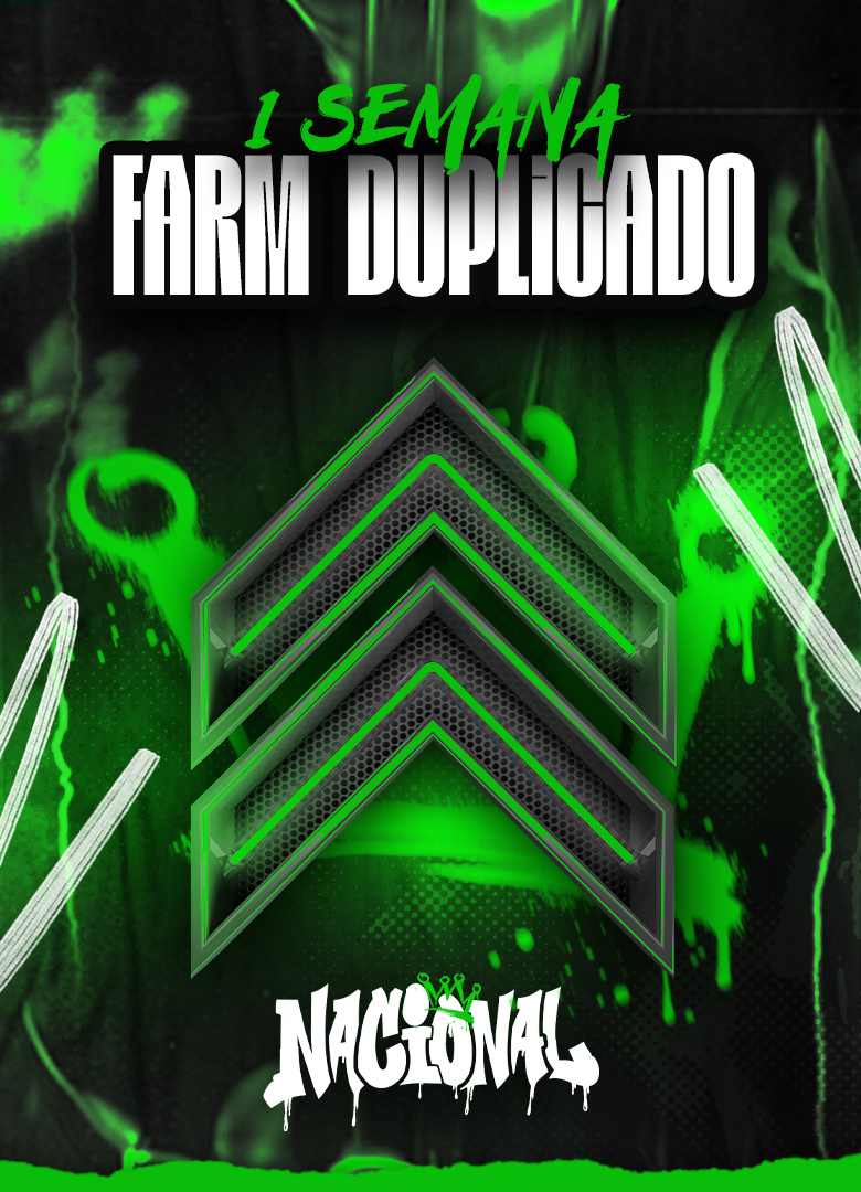 BUFF DE FARM — 1 SEMANA