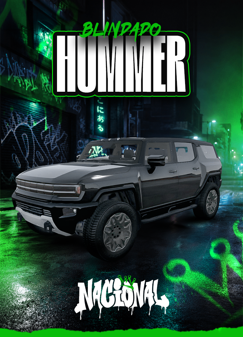 HUMMER BLINDADO 16 TIROS