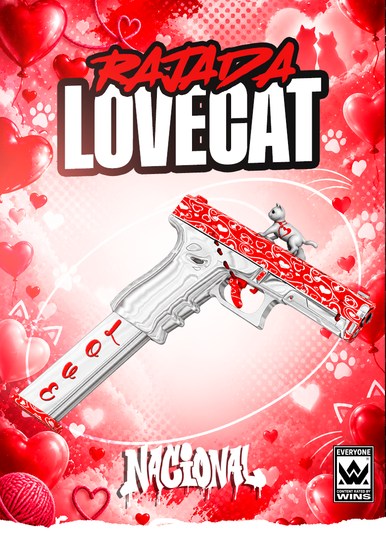 SKIN GLOCK RAJADA LOVECAT