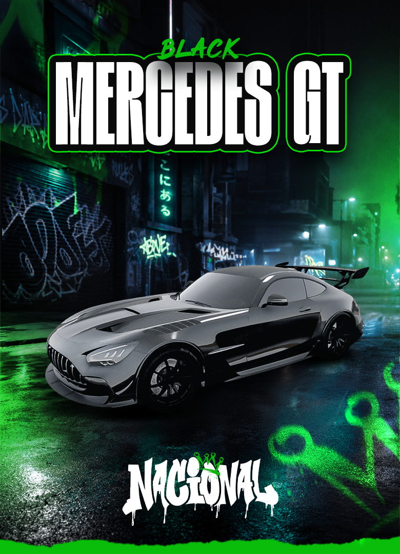 MERCEDES GT BLACK