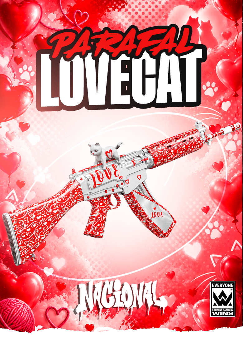 SKIN PARAFAL LOVECAT
