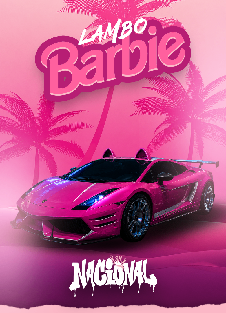 VEÍCULO TEMÁTICO BARBIE - LAMBO BARBIE